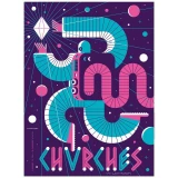 CHVRCHES concert poster by Invisible Creature