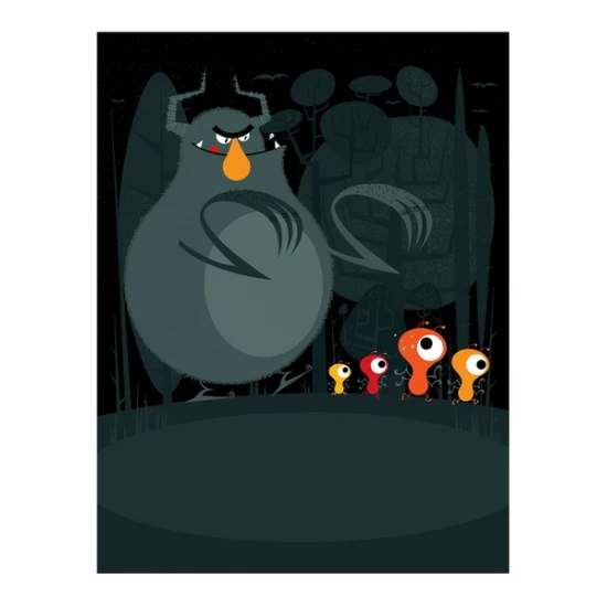 Beasts Bunyip print by Invisible Creature