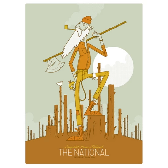 The National concert poster by Invisible Creature (SOLD OUT)