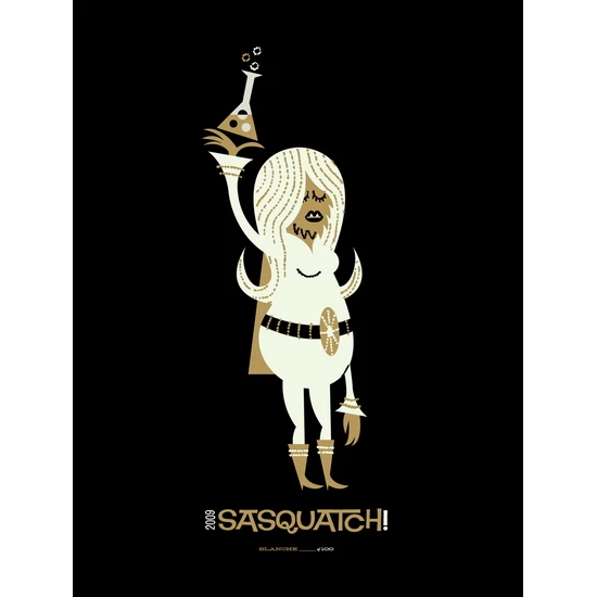 Sasquatch! Music Festival Poster (Blanche) by Invisible Creature