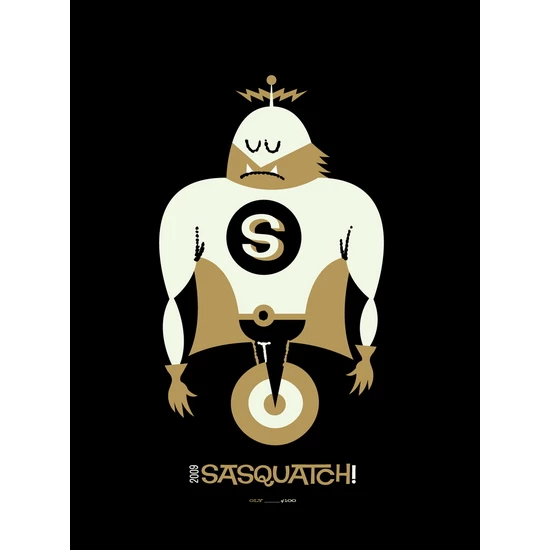 Sasquatch! Music Festival Poster (Oly) by Invisible Creature