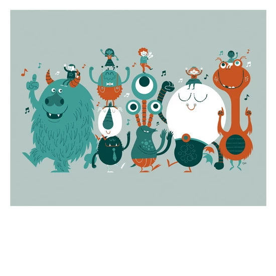 Shake a Leg print by Invisible Creature (SOLD OUT)