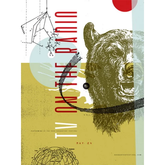 TV on the Radio Concert Poster by Invisible Creature (SOLD OUT)