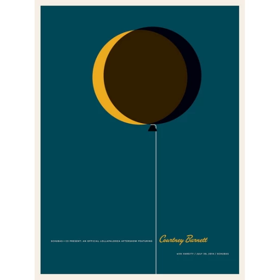 Courtney Barnett concert poster by Jason Munn (SOLD OUT)