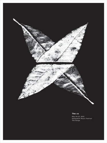 The XX concert poster by Jason Munn (SOLD OUT)
