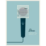 Dessa concert poster by Jason Munn