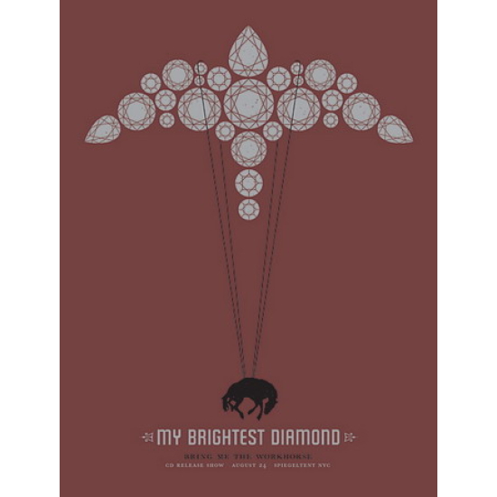 My Brightest Diamond Concert Poster by Jason Munn (SOLD OUT)