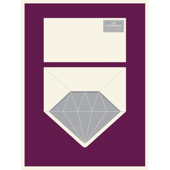 The National 2010 concert poster by Jason Munn (SOLD OUT)