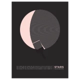 Stars 2010 concert poster (pink) by Jason Munn