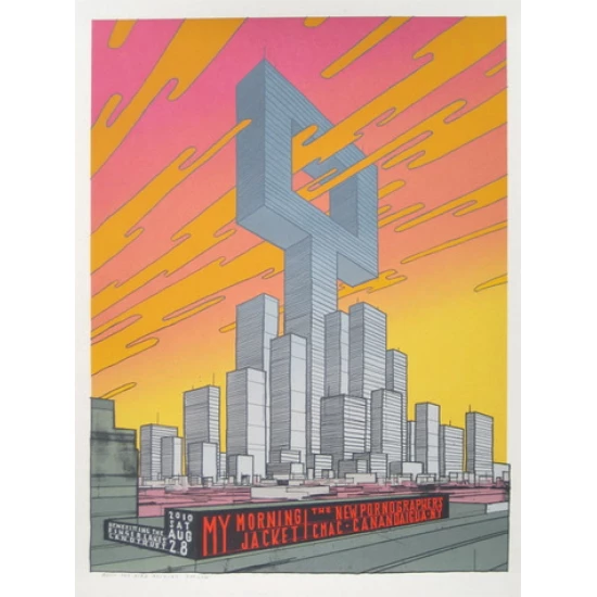 My Morning Jacket  New York concert poster by Jay Ryan (SOLD OUT)