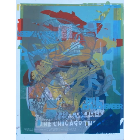 Mono print 6 by Jay Ryan (SOLD OUT)