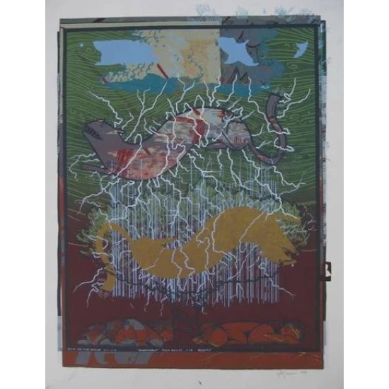 Mono Print #87 by Jay Ryan