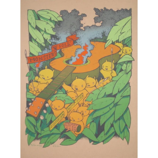 Monsters of Folk Chicago concert poster by Jay Ryan (SOLD OUT)