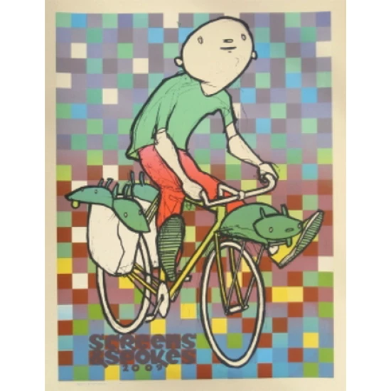 Screens & Spokes 2009 poster by Jay Ryan (SOLD OUT)