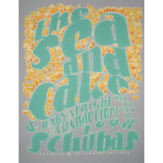 The Sea and Cake Concert Poster by Jay Ryan