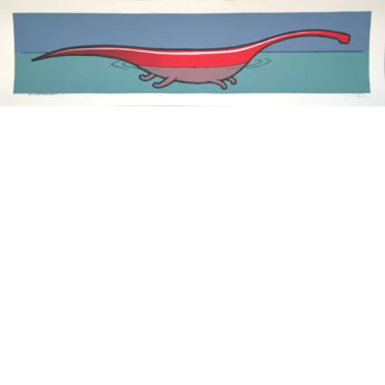 Swimming Diplodocus by Jay Ryan (SOLD OUT)