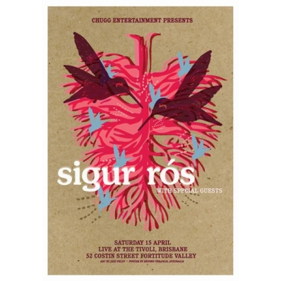 Sigur Ros Concert Poster by Jazz Feldy (SOLD OUT)
