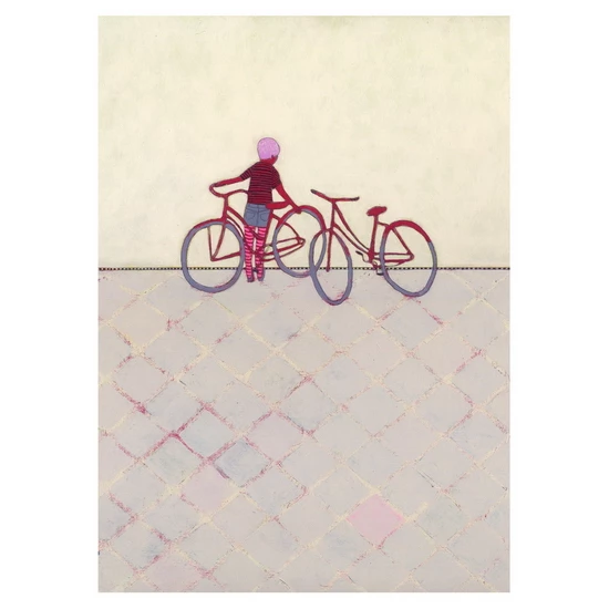 Bike Ride print by Jennifer Davis