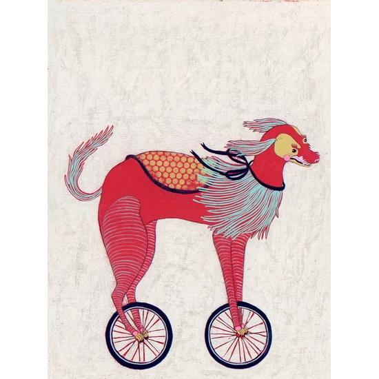 Oh My Dog print by Jennifer Davis