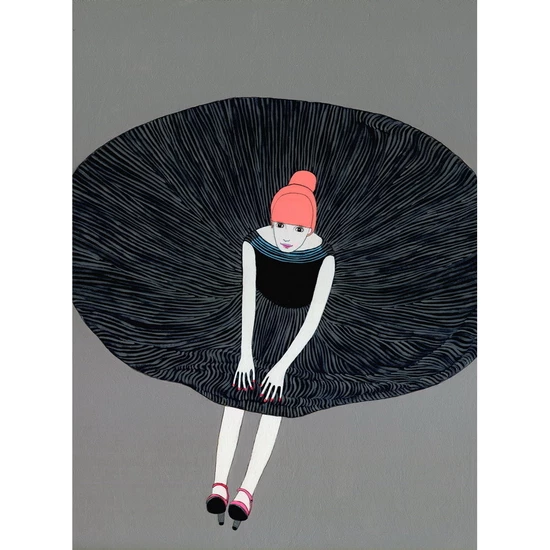 Party Dress print by Jennifer Davis