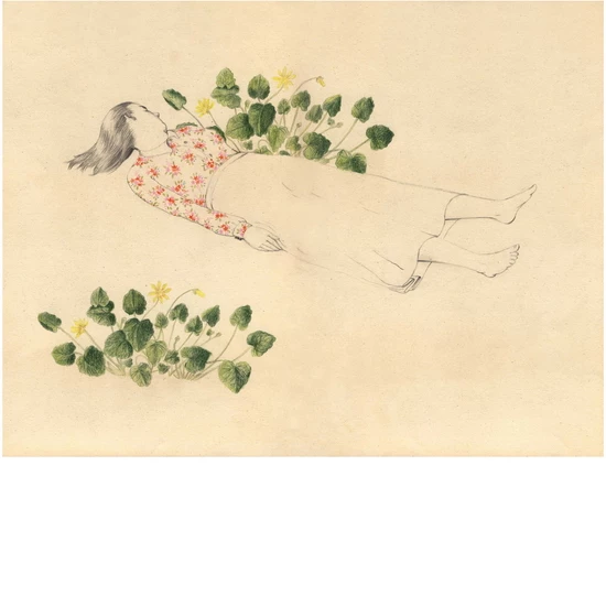 Sleeping print by Joanna Concejo
