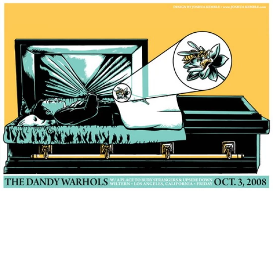 The Dandy Warhols Los Angeles Concert Poster (SOLD OUT)