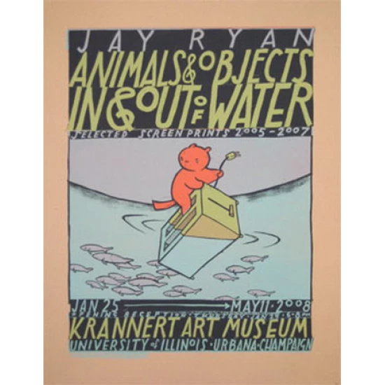 Animals & Objects In and Out of Water #2 Poster by Jay Ryan (SOLD OUT)