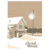 Band of Horses concert poster by Justin Santora