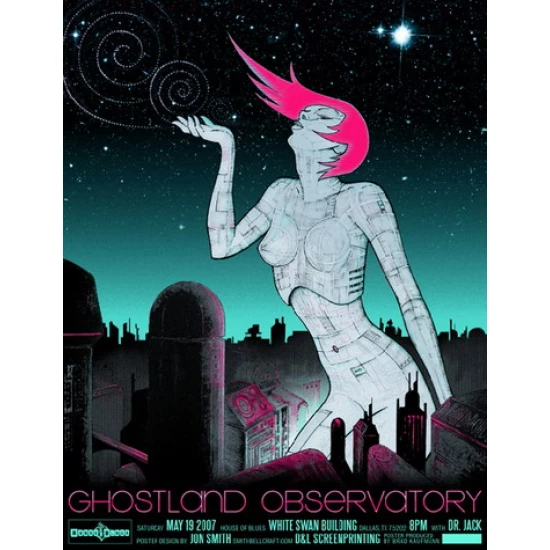 Ghostland Observatory Dallas Concert Poster by Jon Smith (SOLD OUT)