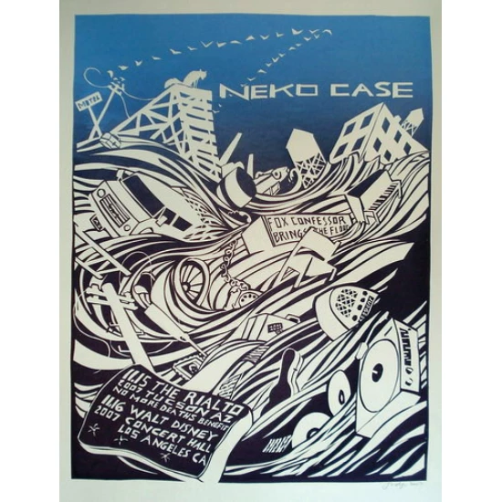Neko Case Los Angeles Concert Poster by Judge (SOLD OUT)