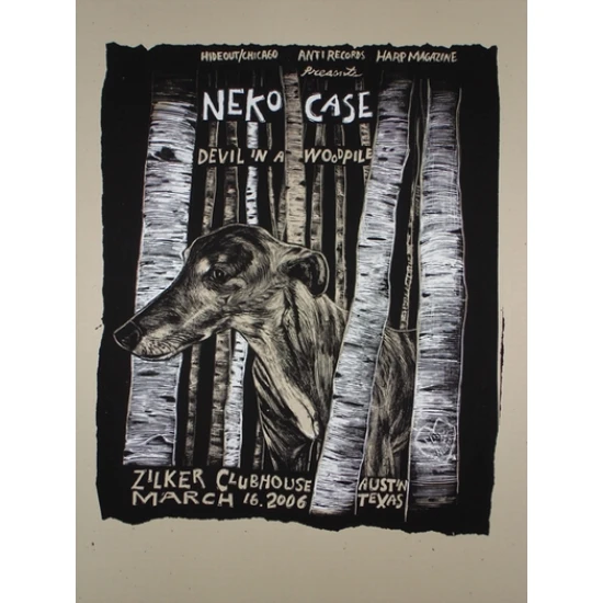 Neko Case Austin Concert Poster by Judge (SOLD OUT)