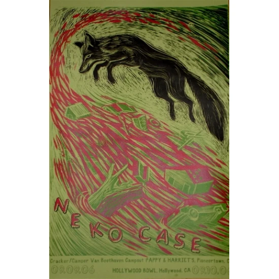 Neko Case California Concert Poster by Judge (SOLD OUT)