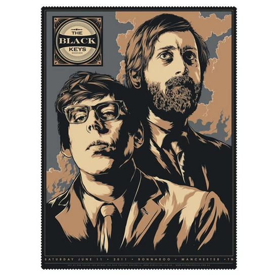 The Black Keys Bonnaroo concert poster by Ken Taylor (SOLD OUT)