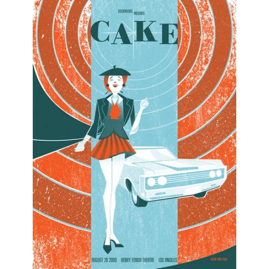 Cake Concert Poster by Kevin Tong (SOLD OUT)