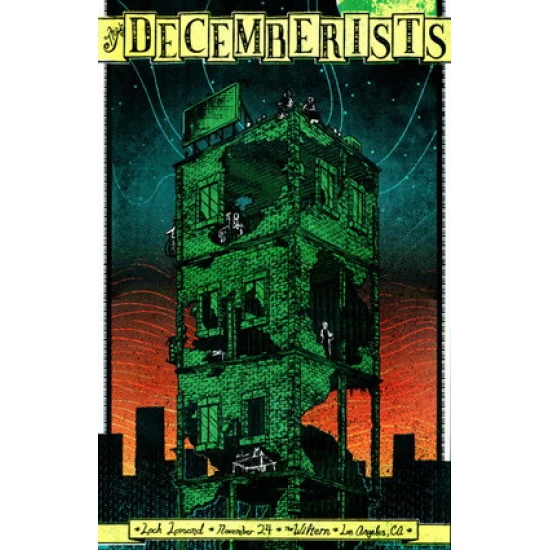 The Decemberists Concert Poster by Kevin Tong (SOLD OUT)