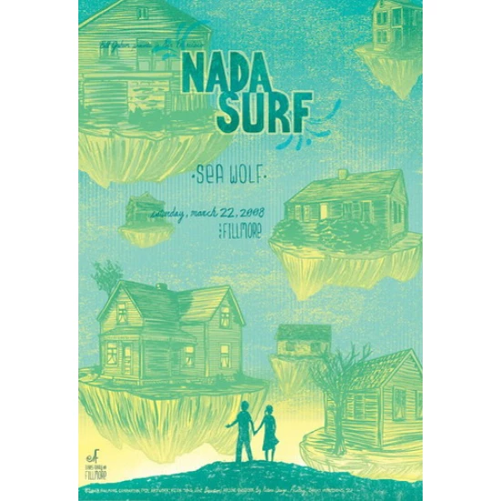 Nada Surf Concert Poster by Kevin Tong (SOLD OUT)