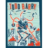 Todd Barry Concert Poster by Kevin Tong
