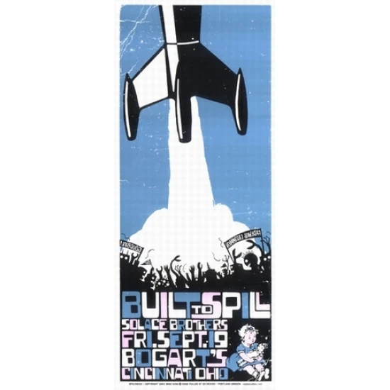Built To Spill Concert Poster by Mike King (SOLD OUT)