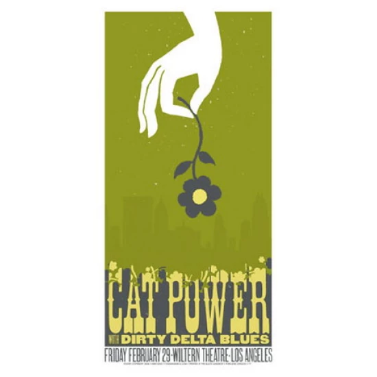 Cat Power Concert Poster by Mike King (SOLD OUT)
