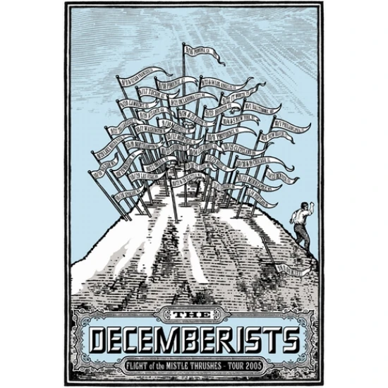 The Decemberists Concert Poster by Mike King (SOLD OUT)