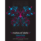 Mates of State concert poster by Powerslide Design Co