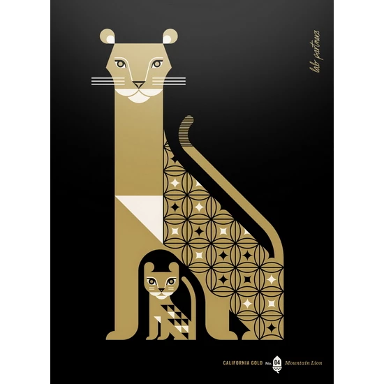California Gold No. 4 - Mountain Lion by Lab Partners (SOLD OUT)