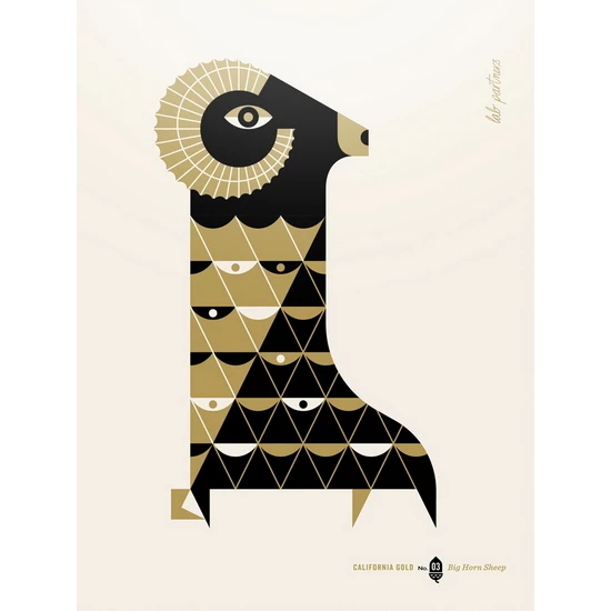 California Gold No. 3 - Big Horn Sheep by Lab Partners (SOLD OUT)