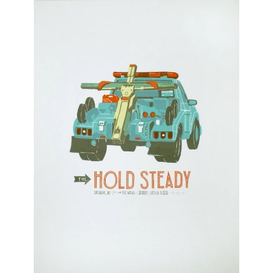 The Hold Steady concert poster by Landland (SOLD OUT)