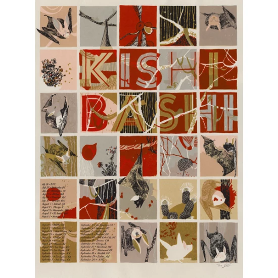 Kishi Bashi concert poster by Landland