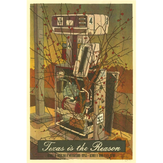 Texas is the Reason concert poster by Landland