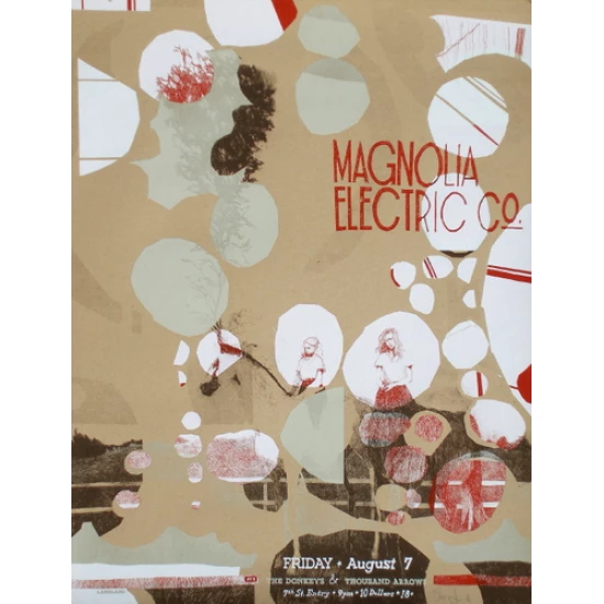 Magnolia Electric Co. concert poster by Landland (SOLD OUT)