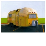 Airstream Gold print by Leah Giberson