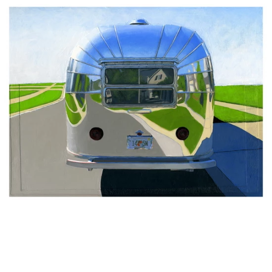 Rear View print by Leah Giberson