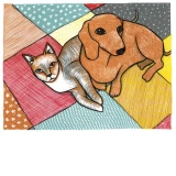 Best Buds print by Leia Bell (SOLD OUT)